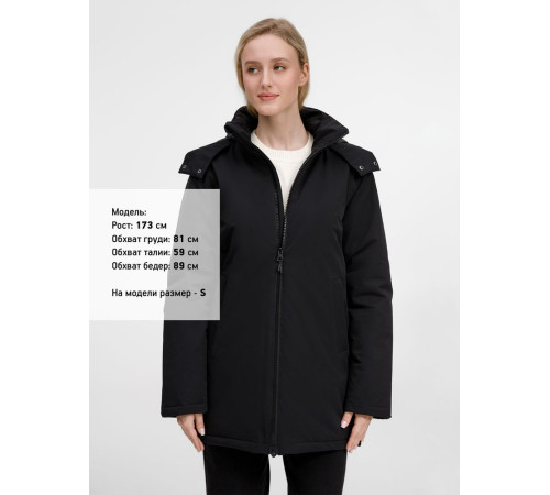 Куртка-парка унисекс Sfera, черная