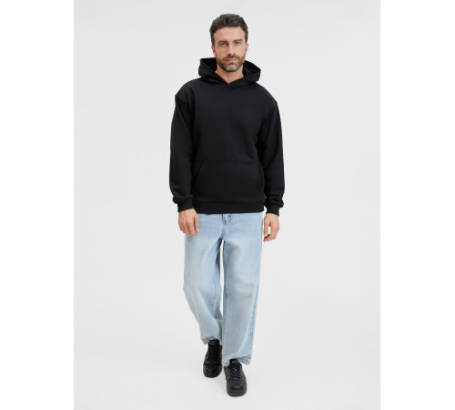 Худи унисекс оверсайз Songo, черное