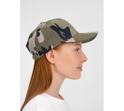 Бейсболка Buffalo, зеленый камуфляж