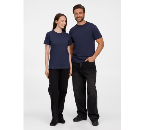 Футболка унисекс T-Bolka 180, темно-синяя