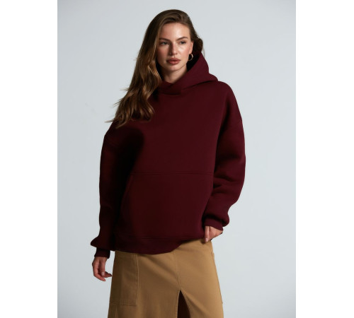 Худи Kulonga Oversize, бордовое