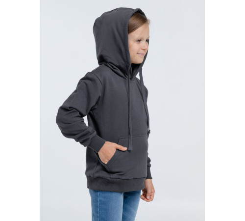 Худи детское Kirenga Kids 2.0, темно-серое (графит)