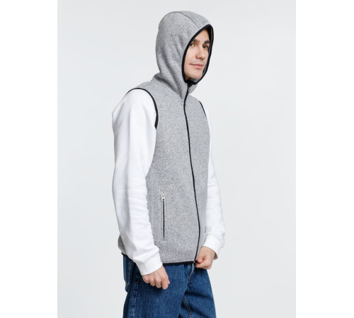Жилет с капюшоном унисекс Gotland, серый