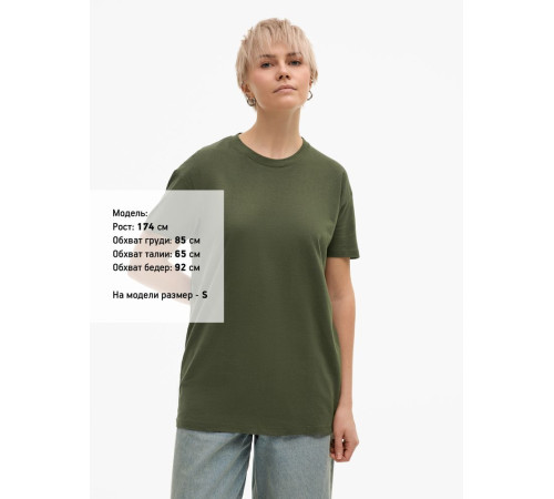 Футболка унисекс Regent 150, темный хаки