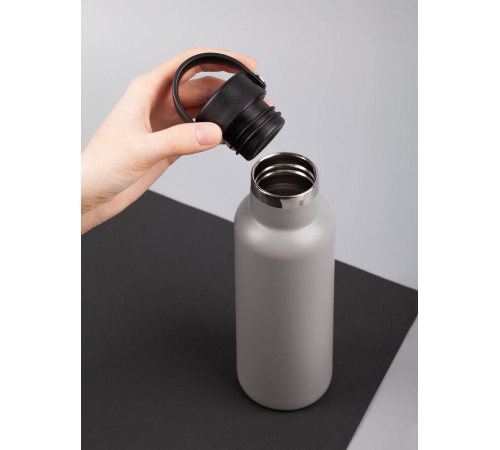 Термобутылка Bidon, серая
