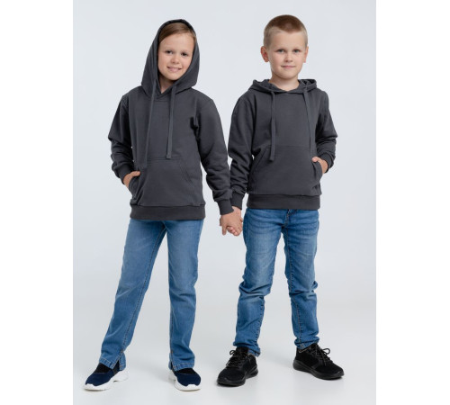 Худи детское Kirenga Kids 2.0, темно-серое (графит)