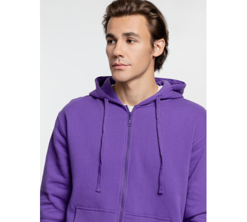 Толстовка на молнии с капюшоном Siverga Heavy 2.0, фиолетовая