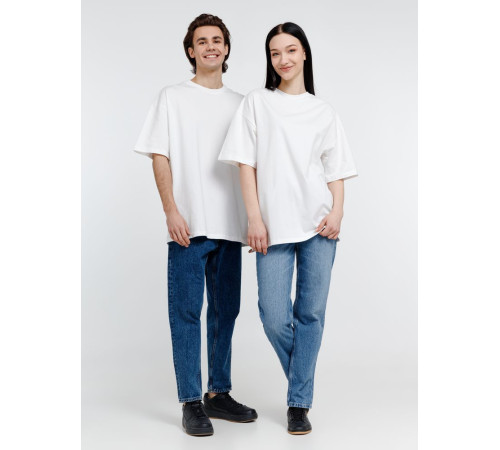 Футболка оверсайз унисекс Big Haul, молочно-белая