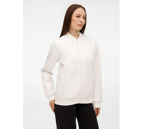 Бомбер унисекс AtmosWear, молочно-белый