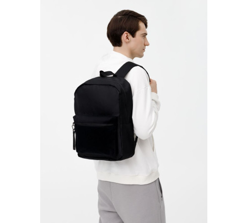 Рюкзак Patch Catcher с карманом из липучки, черный