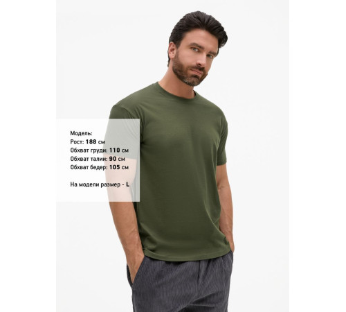 Футболка унисекс Regent 150, темный хаки