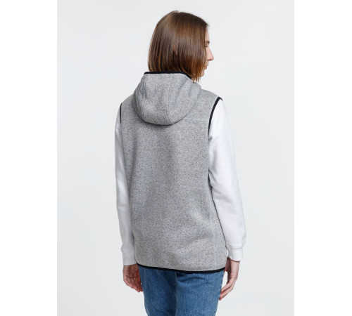 Жилет с капюшоном унисекс Gotland, серый