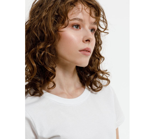 Футболка женская T-bolka Lady, белая (белоснежная)