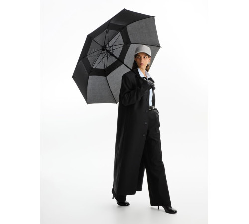 Зонт-трость Dome Double, черный