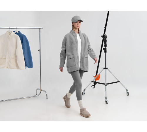 Куртка унисекс Oblako, светло-серая