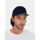 Бейсболка Classic 2.0, темно-синяя с белым кантом
