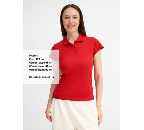 Рубашка поло женская Prescott Women 170, красная