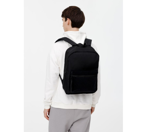 Рюкзак Patch Catcher с карманом из липучки, черный