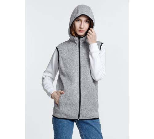 Жилет с капюшоном унисекс Gotland, серый