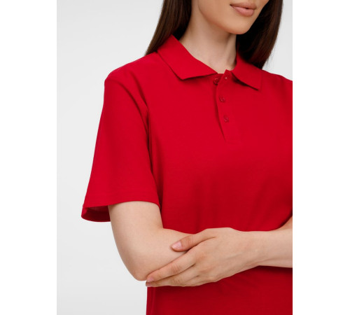 Рубашка поло унисекс Tervise, красная