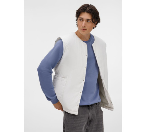 Жилет унисекс Veter, молочно-белый