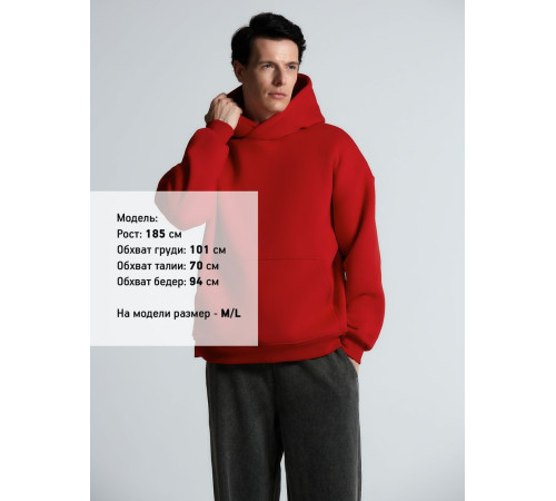 Худи Kulonga Oversize, красное