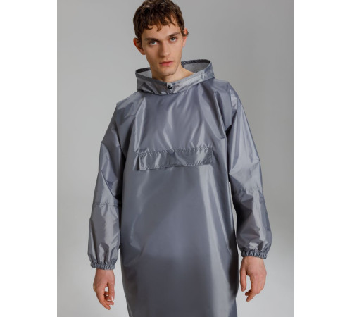 Дождевик-анорак Alatau, серый, единый размер