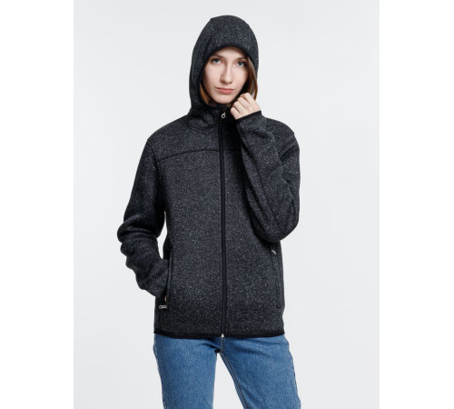 Куртка с капюшоном унисекс Gotland, черная