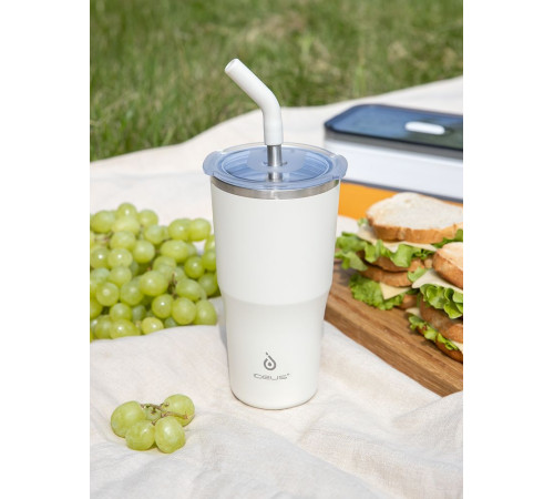 Термостакан Sapporo М, белый (молочный)