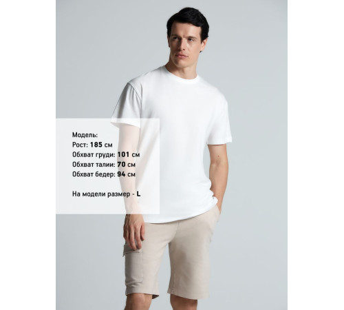 Футболка унисекс T-Bolka 140, белая (белоснежная)