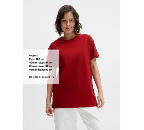 Футболка Imperial 190, вишнево-красная
