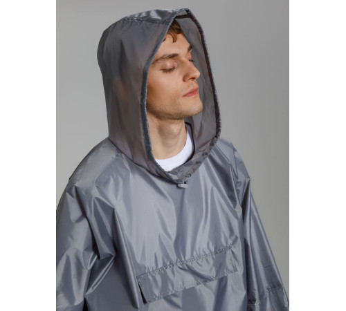 Дождевик-анорак Alatau, серый, единый размер