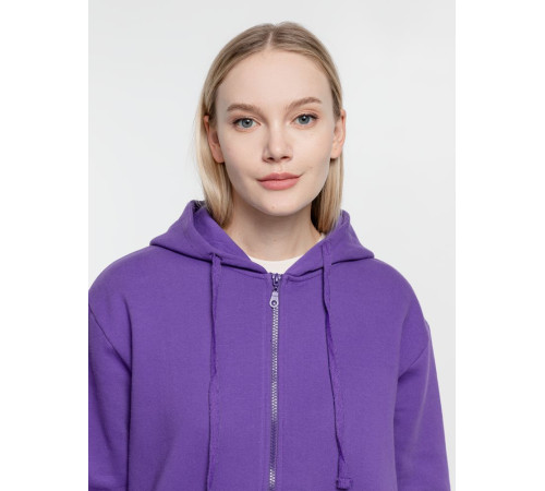 Толстовка на молнии с капюшоном Siverga Heavy 2.0, фиолетовая