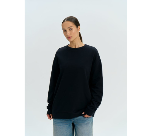 Свитшот оверсайз унисекс Omnifit, черный