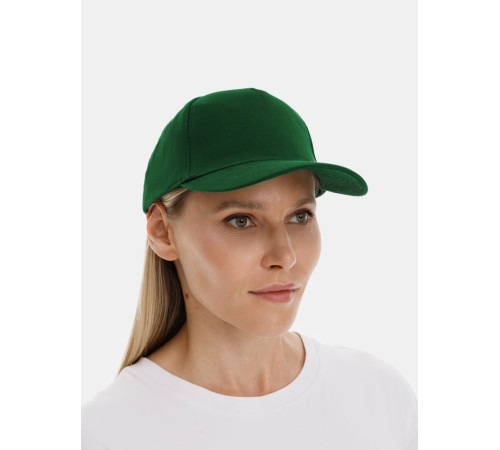 Бейсболка Long Beach, темно-зеленая