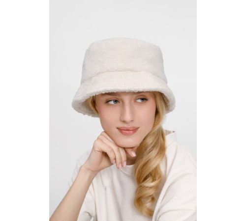 Панама Oblako, утепленная, молочно-белая