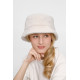 Панама Oblako, утепленная, молочно-белая