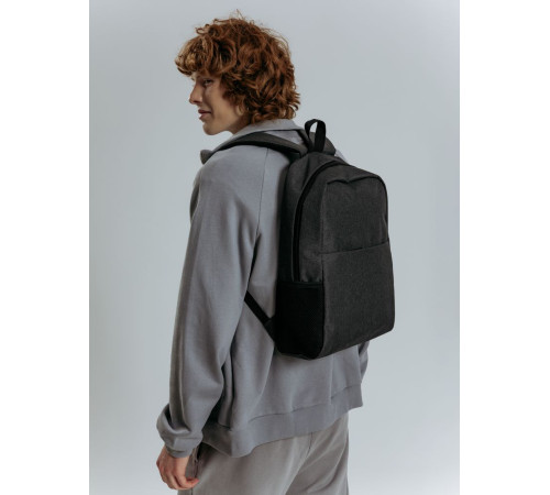 Рюкзак для ноутбука Conttori, черный меланж