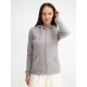 Толстовка женская на молнии с капюшоном Seven Women, серый меланж