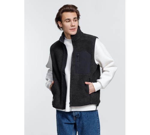 Жилет унисекс Fury BW, темно-серый (графит)