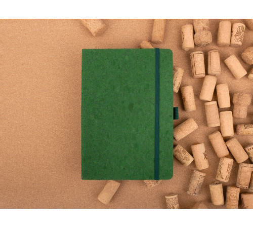 Блокнот Cork County, зеленый