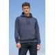 Толстовка унисекс Spencer, синий меланж