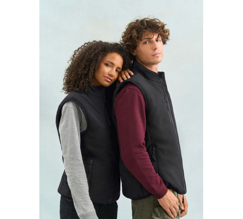 Жилет софтшелл унисекс Falcon BW, красный