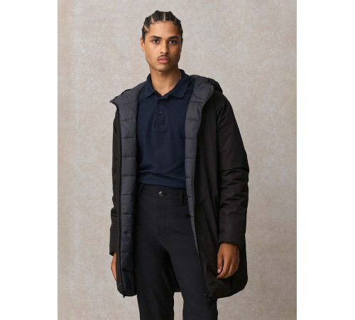 Куртка-парка унисекс Reverse, черная