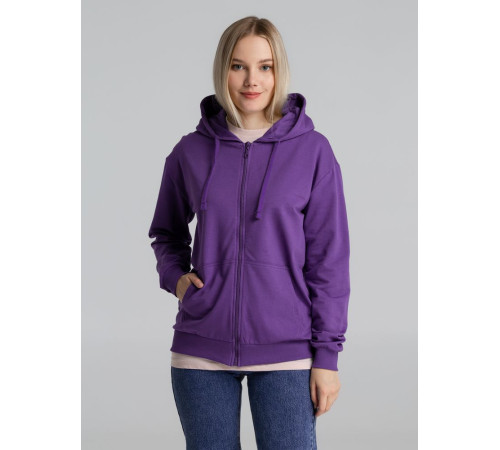 Толстовка на молнии с капюшоном Siverga 2.0, фиолетовая