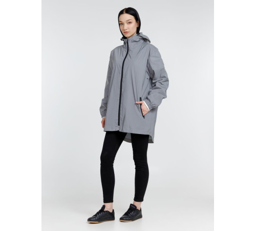 Парка Manifest из светоотражающей ткани, серая