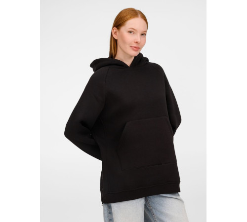 Худи унисекс оверсайз Easy Street, черное