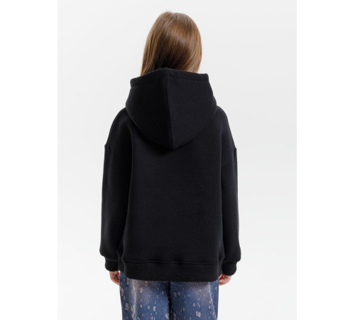 Худи детское оверсайз Junipero, черное