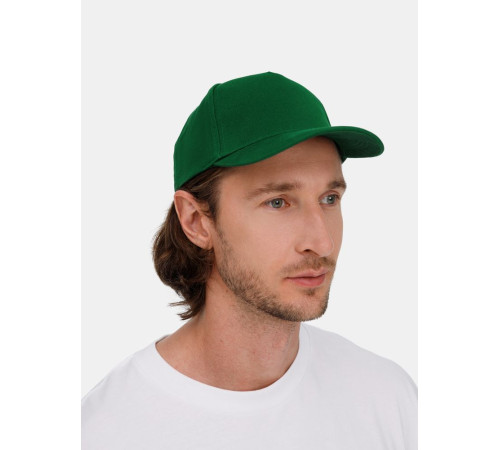 Бейсболка Long Beach, темно-зеленая