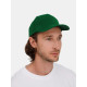 Бейсболка Long Beach, темно-зеленая